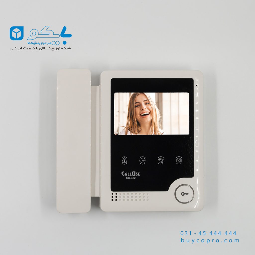 آیفون تصویری کالیوز 4 اینچی مدل - CU-432M_بایکو توضیع کننده ی کالای الکتریکی_ناظر بایکو_